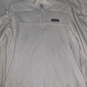 vineyard vines white half zip